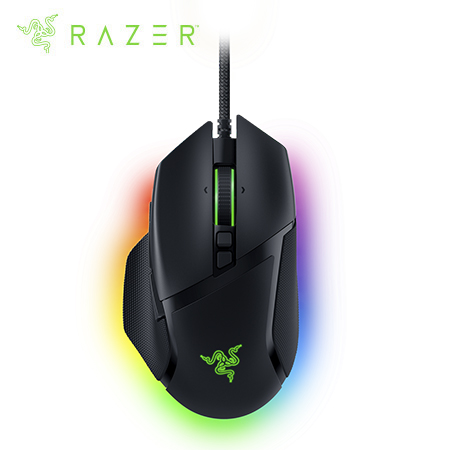 MOUSE RAZER BASILISK V3 26K DPI SWITCH OPTICO 70M 11 ZONAS CHROMA BLACK (RZ01-04000100-R3M1)